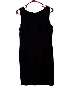 Teddi Dresses Black Sleeveless Sheath Cocktail Dress Size 10